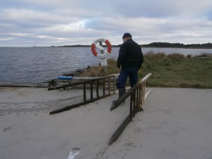 I höstas tog vi upp badstegarna i Grumpe. De har nu fått en översyn och är lagade och redo för sommarens bad.